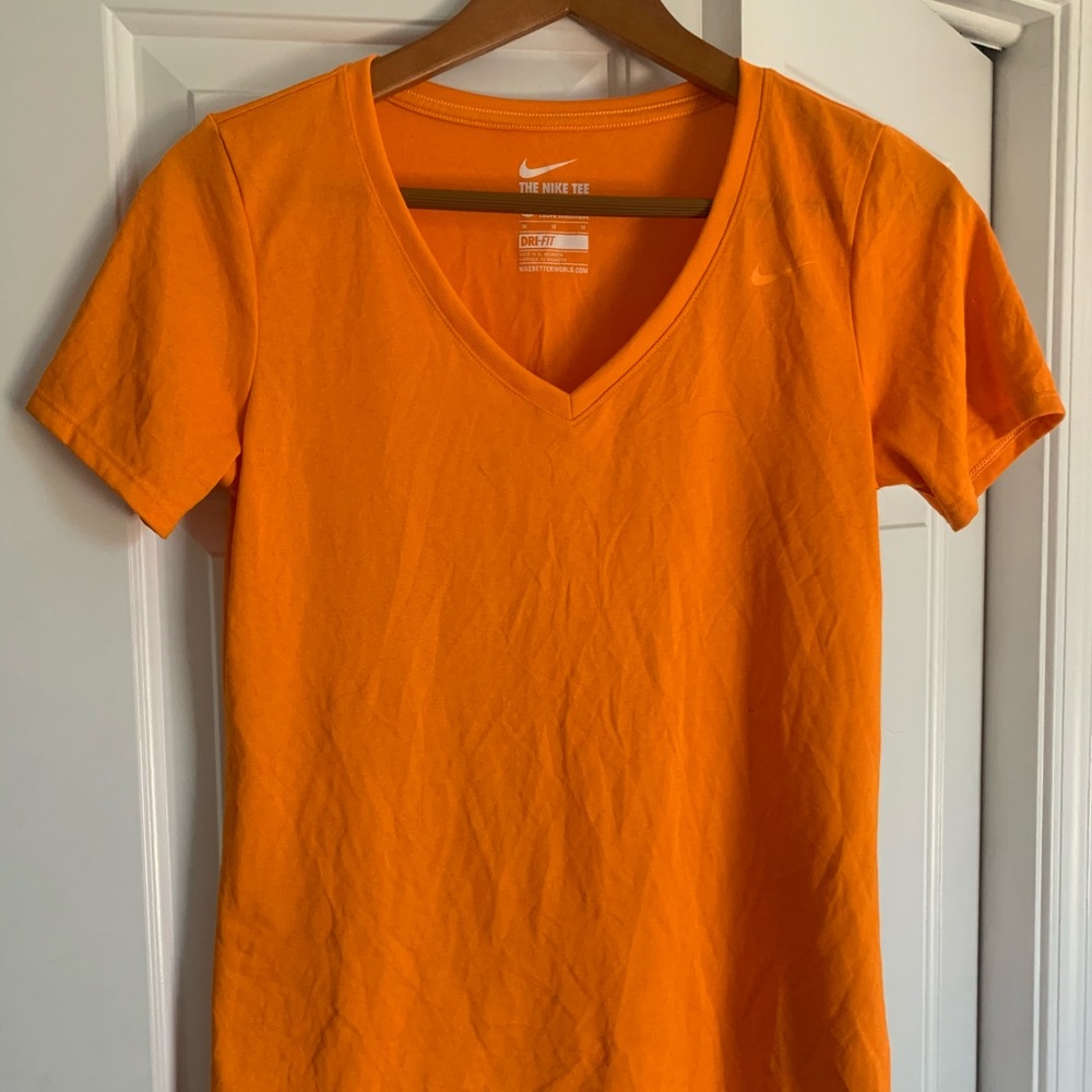 Orange Nike Workout Shirt